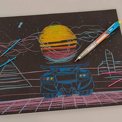 Pentel Arts 8 Colour Pencil Lead Refill, Violet, 24 Pieces of Lead (CH2-V)