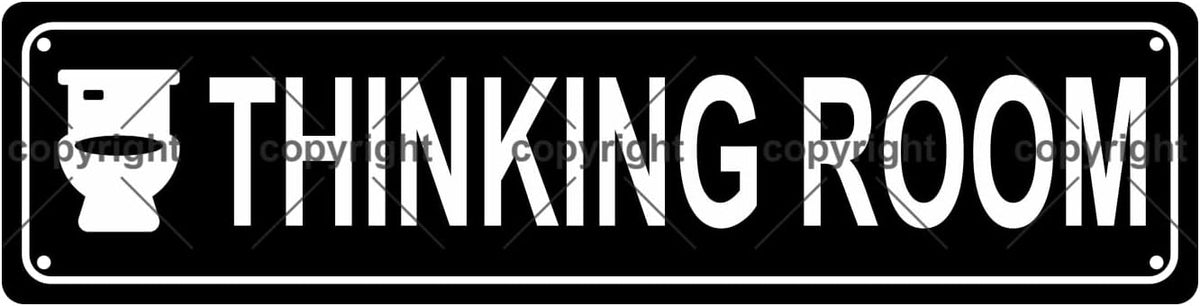 THINKING ROOM Space Metal Tin Street Sign Bar Cafe Garage Cave Home Room Wall Bathroom Farmhouse Garden Porch Patio Decor, 16 x 4 Inch