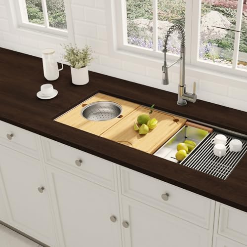 Abyssaly Wood Contact Paper- Brown Walnut Wood Grain Peel and Stick Wallpaper for Countertops - Self Adhesive Removable Wood Viny Film Easy to Clean for Cabinets Desks and Drawers 15.7" X 393"