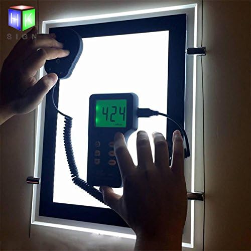 A4 Portrait Real Estate Window Hanging Led Sign Holder Display (4pcs hanging in one column)