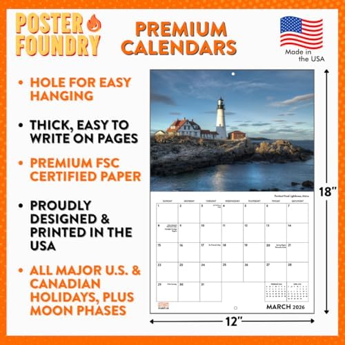 Baby Penguin Calendar 2027 Monthly Wall Calender 12 Month