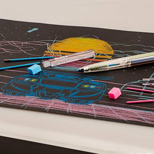 Pentel Arts 8 Colour Pencil Lead Refill, Violet, 24 Pieces of Lead (CH2-V)
