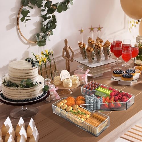 13.8" Acrylic Letter Charcuterie Tray,Fillable Alphabet Box (Letter Z)