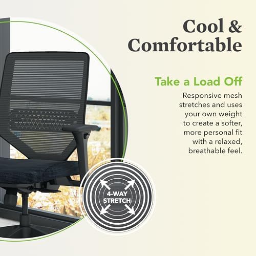 HON Solve Ergonomic Office Chair, Lumbar Support, Desk Chair, Peacock