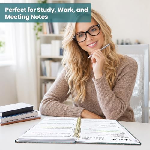 Large Planner 2026-2027, A4 (8.5" x 11") Hardcover Weekly & Monthly Planner July 2026 - June 2027 with Monthly Tabs, Academic Planner for School, Work and Office, Whale Dreams