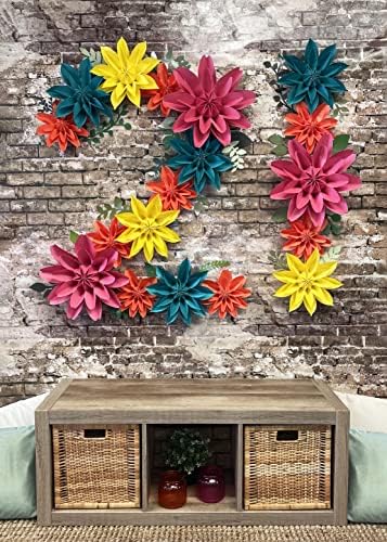 Teacher Created Resources Beautiful Brights Paper Flowers Premade Decorations for Party Photo Backdrops, Classrooms Walls, Showers and Birthday Celebrations (TCR8545)