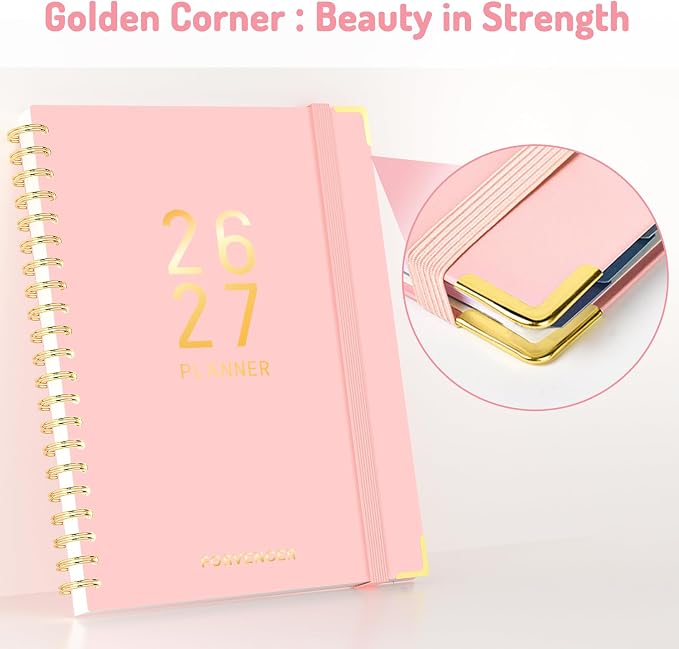 Jul 2026 - Dec 2027 Planner, Forvencer 18 Month Planner 2026-2027, 8.5"x11"