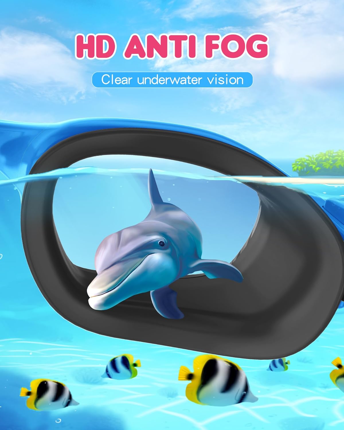 Kids Swim Goggles,Swimming Goggles for Kids 6-14, Anti-Fog UV Protection Pool Glasses for Boys Girls