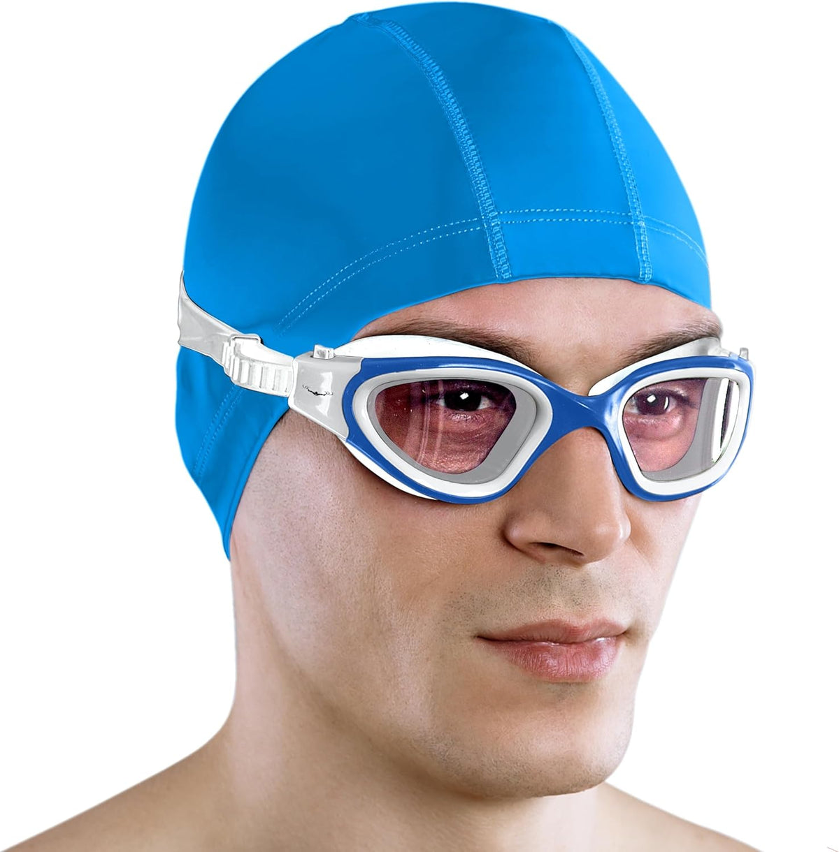AqtivAqua Swimming Goggles, DX Wide View Swim Goggles for Adult Men Women, Anti Fog No Leaking