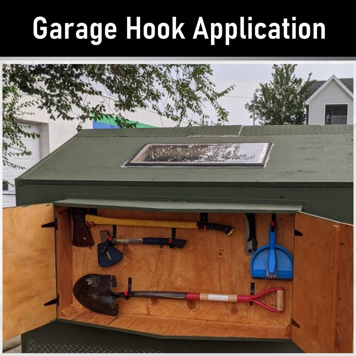 12 Pack Garage Hooks, 3.5Inch Utility Hooks, Heavy Duty Garage Storage Wall Hooks