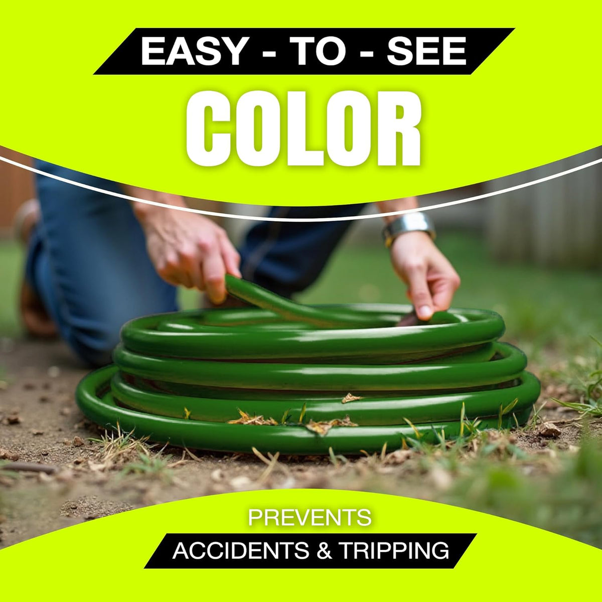 200ft Outdoor/Indoor Extension Cord 16/3 Gauge Heavy Duty 3 Prong SJTW, Waterproof, Flexible Cold-Resistant Long Power Cord,6A 125V 750W, Green by LifeSupplyUSA