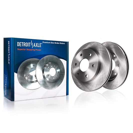 Detroit Axle - Front Brake Rotors for Toyota 1995-2002 4Runner, 2004 Tacoma Brake Rotors Replacement Brakes and Rotors: 12.56 in