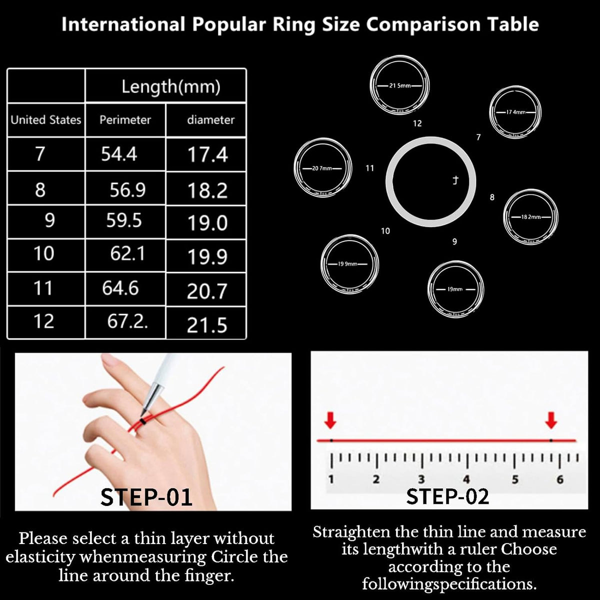 Smart Ring Health Fitness Tracker, Size First with Sizing Kit, Activity & Sleep Tracker/Stress/Heart Rate Monitor, Waterproof Smart Ring for Men/Women, No App Subscription (Platinum, 8)