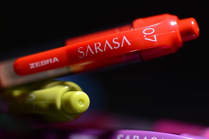 Zebra Pen SARASA Retractable Gel Refill, Red Ink, 0.7mm, 2-Pack