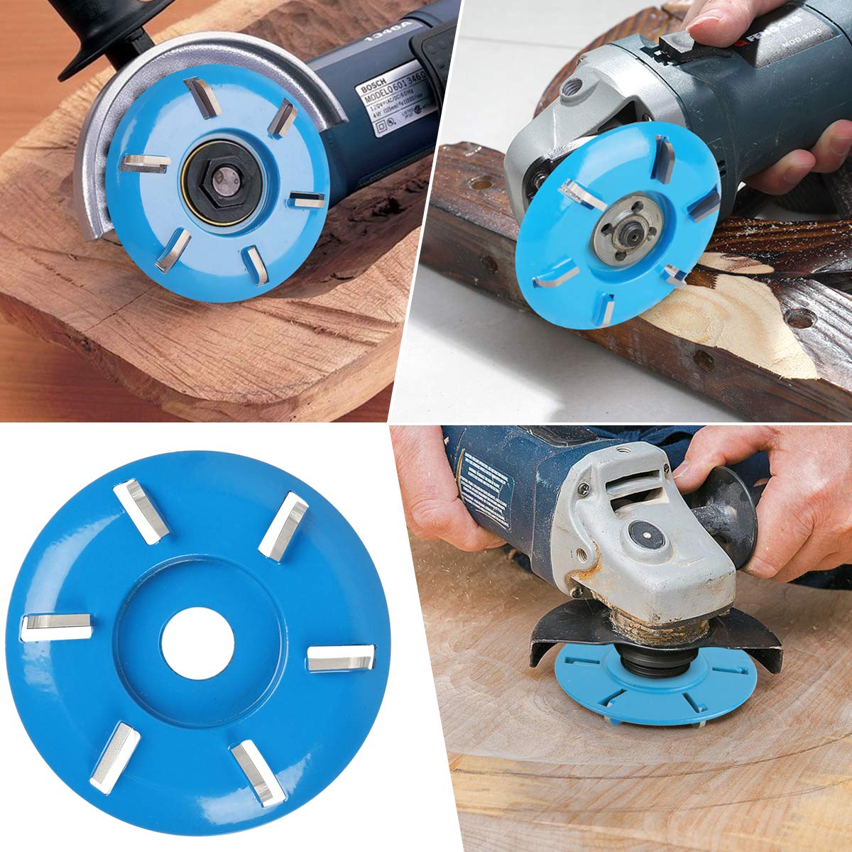 Wood Turbo Carving Disc (Curve) in 6 Teeth by KOWOOD