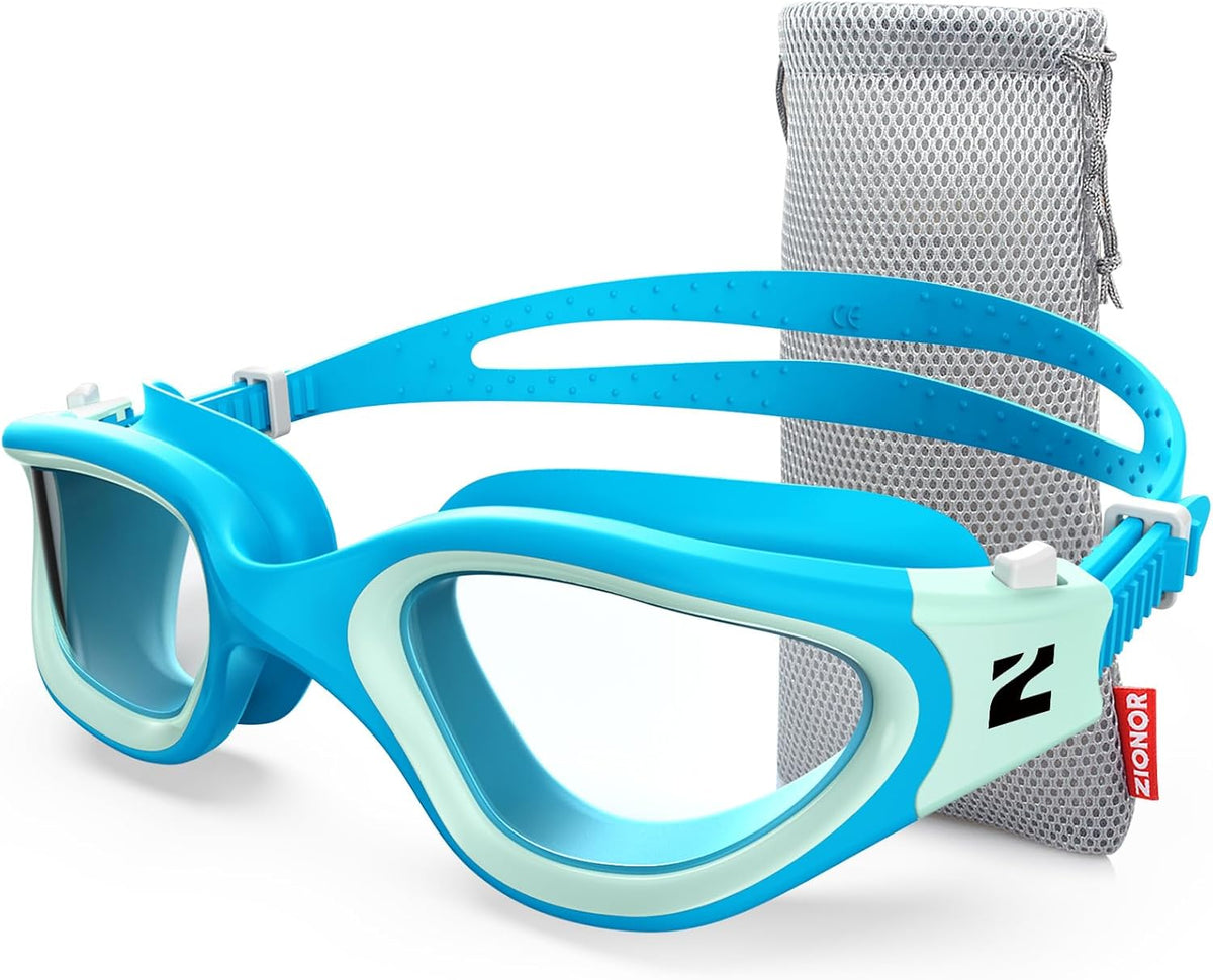 ZIONOR Swim Goggles, G1 SE Swimming Goggles Anti-fog for Adult Men Women