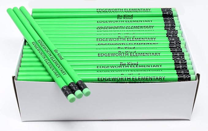Pencil Guy Neon Round Pencils, 1000 per box
