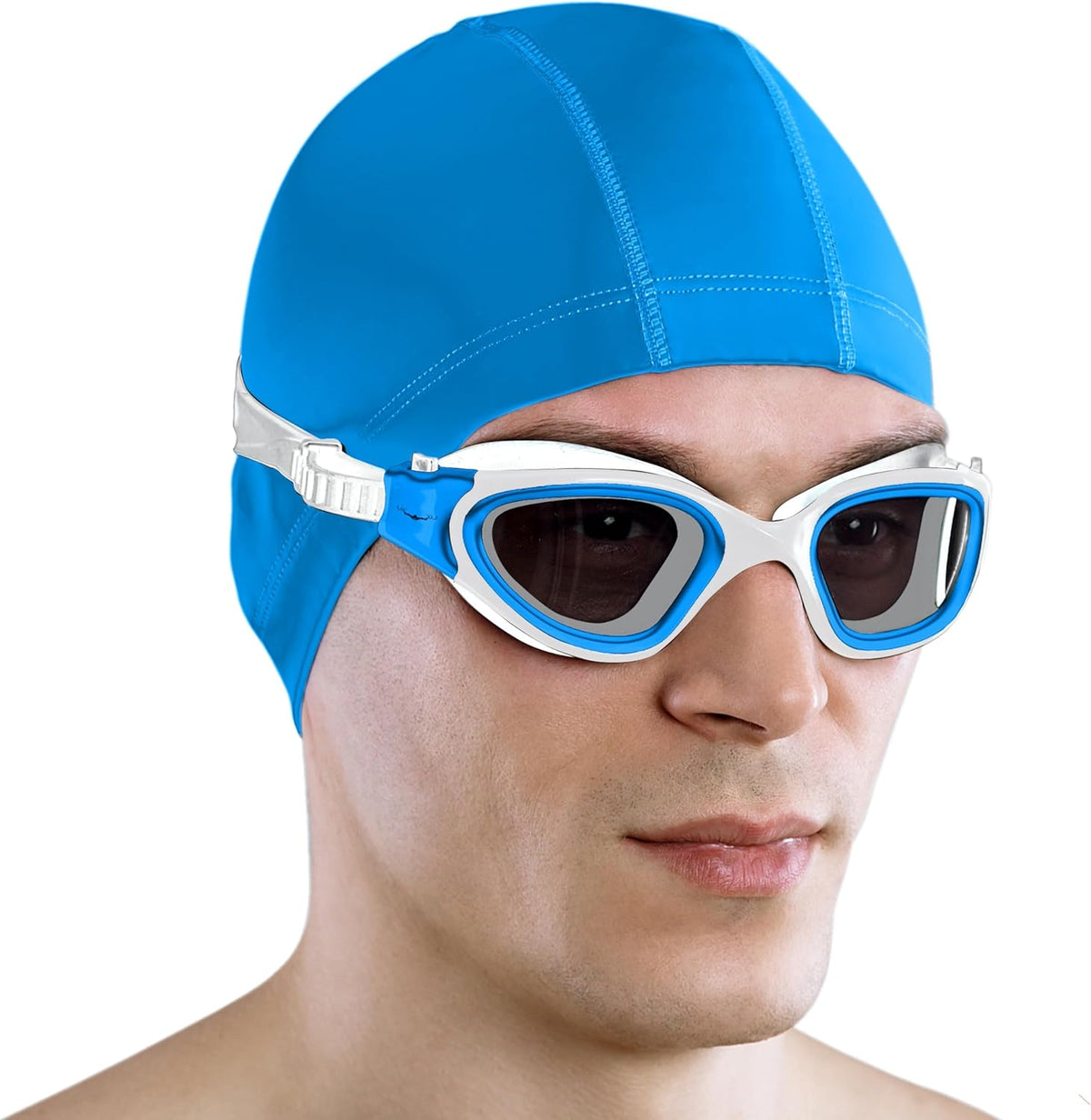 AqtivAqua Swimming Goggles, DX Wide View Swim Goggles for Adult Men Women, Anti Fog No Leaking