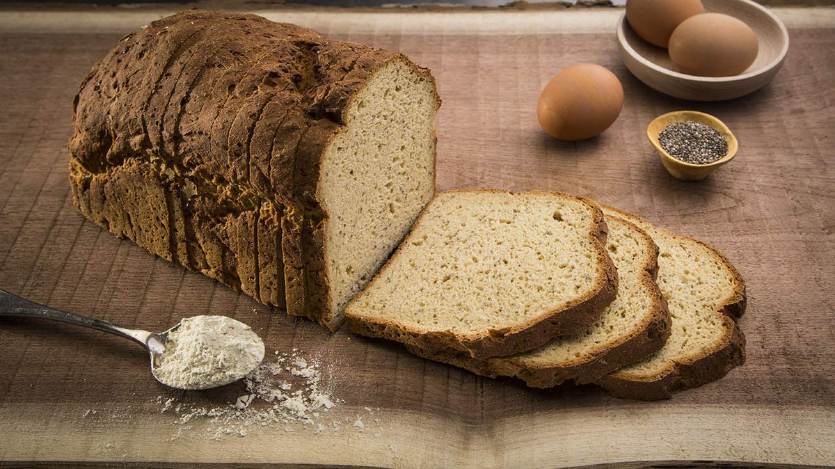 Eban’s Bakehouse Fresh Baked Gluten-Free Flaxseed Oat Bread - 4 Loaves - 100% Natural - Soy, Wheat and Dairy Free, Preservative Free, Non-GMO (26oz, 737g Each)