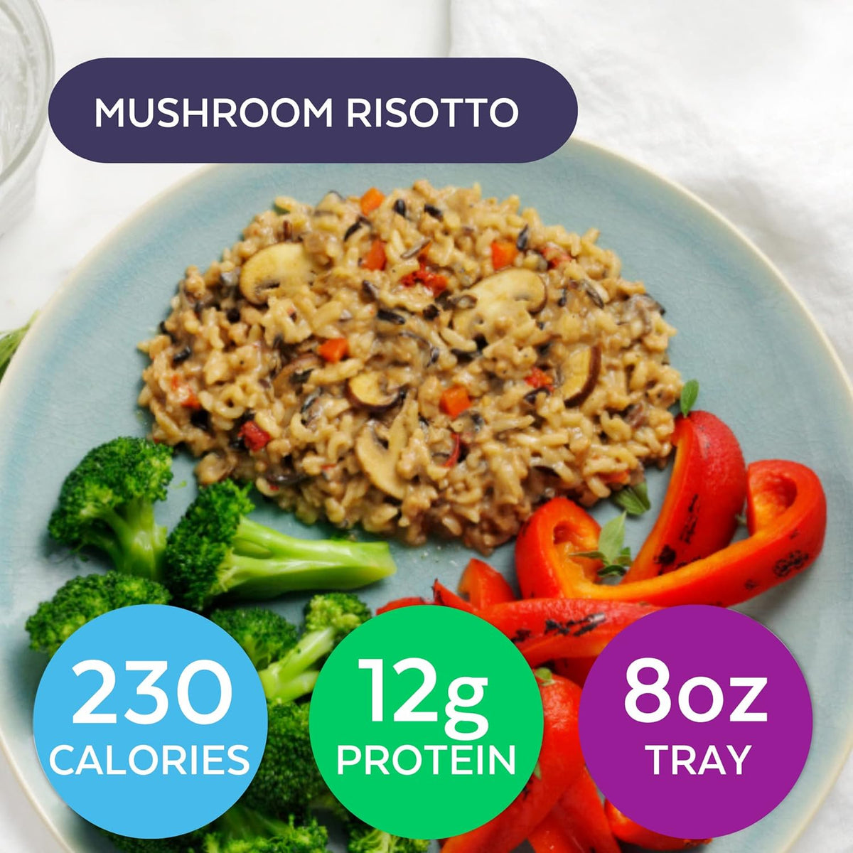 HMR Vegetarian Entrée Pack | Pre-packaged Lunch or Dinner to Support Weight Loss | Pack of 6 Ready to Eat Meals | 10-14 grams of Protein per Entrée | Low Calorie Food | 8oz Servings per Meal