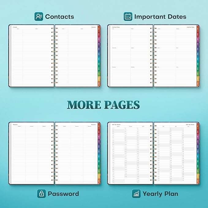 Planner 2026-2027 Weekly & Monthly Academic Planner, 6" x 8.3"