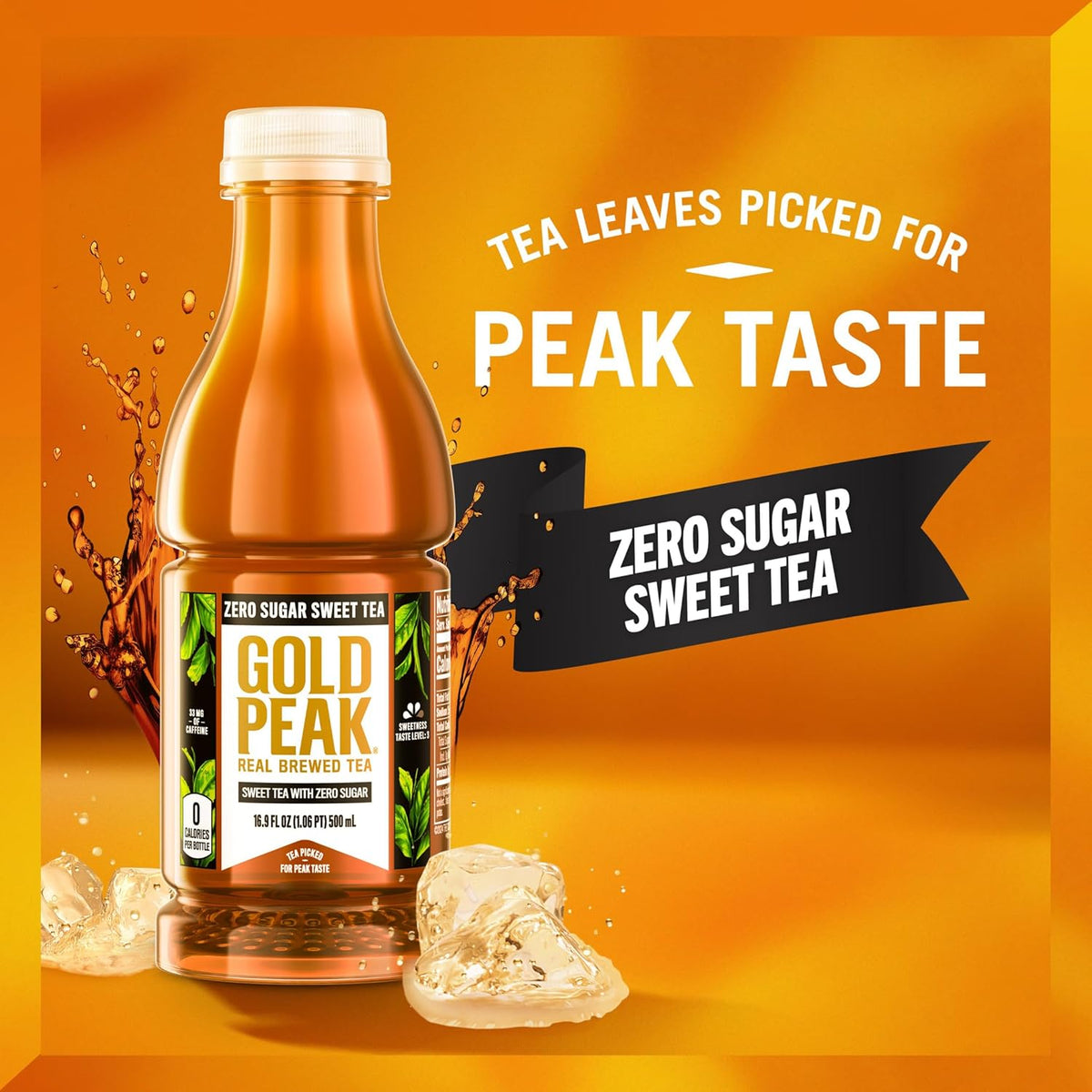 Gold Peak Tea, Diet Tea, 16.9 fl oz, 6 Pack