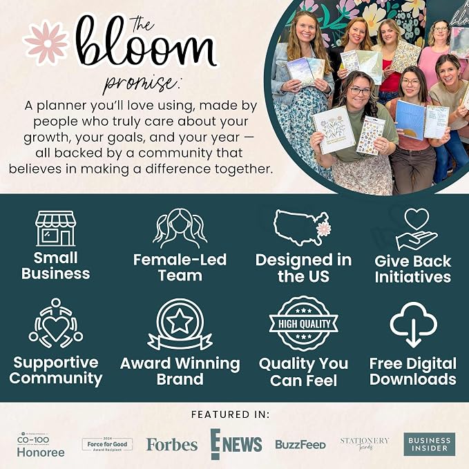 bloom daily planners 2026-2027 Planner - Academic Year (July 2026 - July 2027) Monthly & Weekly Soft Cover Planner for Women - 13 Month Calendar Agenda Book with Stickers - 5.5" x 8.25" - Butterfly Garden