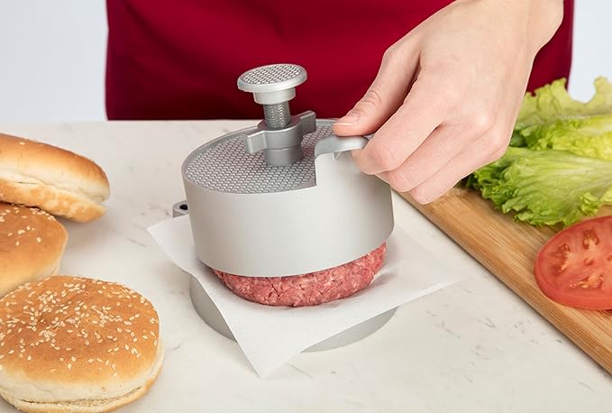 Cuisinart CABP-300 Adjustable Burger Press, Makes 1/4lb to 3/4lb Patties