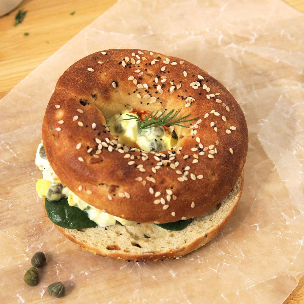 Hero Everything Bagel - 5g Net Carbs, 17g Protein, High Fiber, 140 Calories per serving (2 packs (10 bagels))