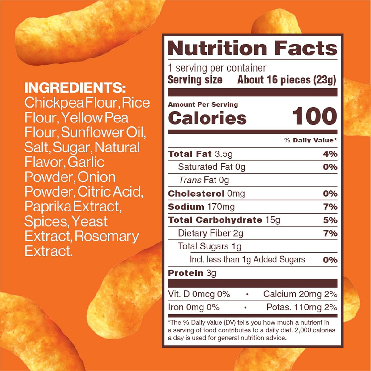 Hippeas Chickpea Puffs, Variety Pack: Vegan White Cheddar, Nacho Vibes, 0.8 Ounce (Pack of 30), 3g Protein, 2g Fiber, Vegan, Gluten-Free, Crunchy, Plant Protein Snacks